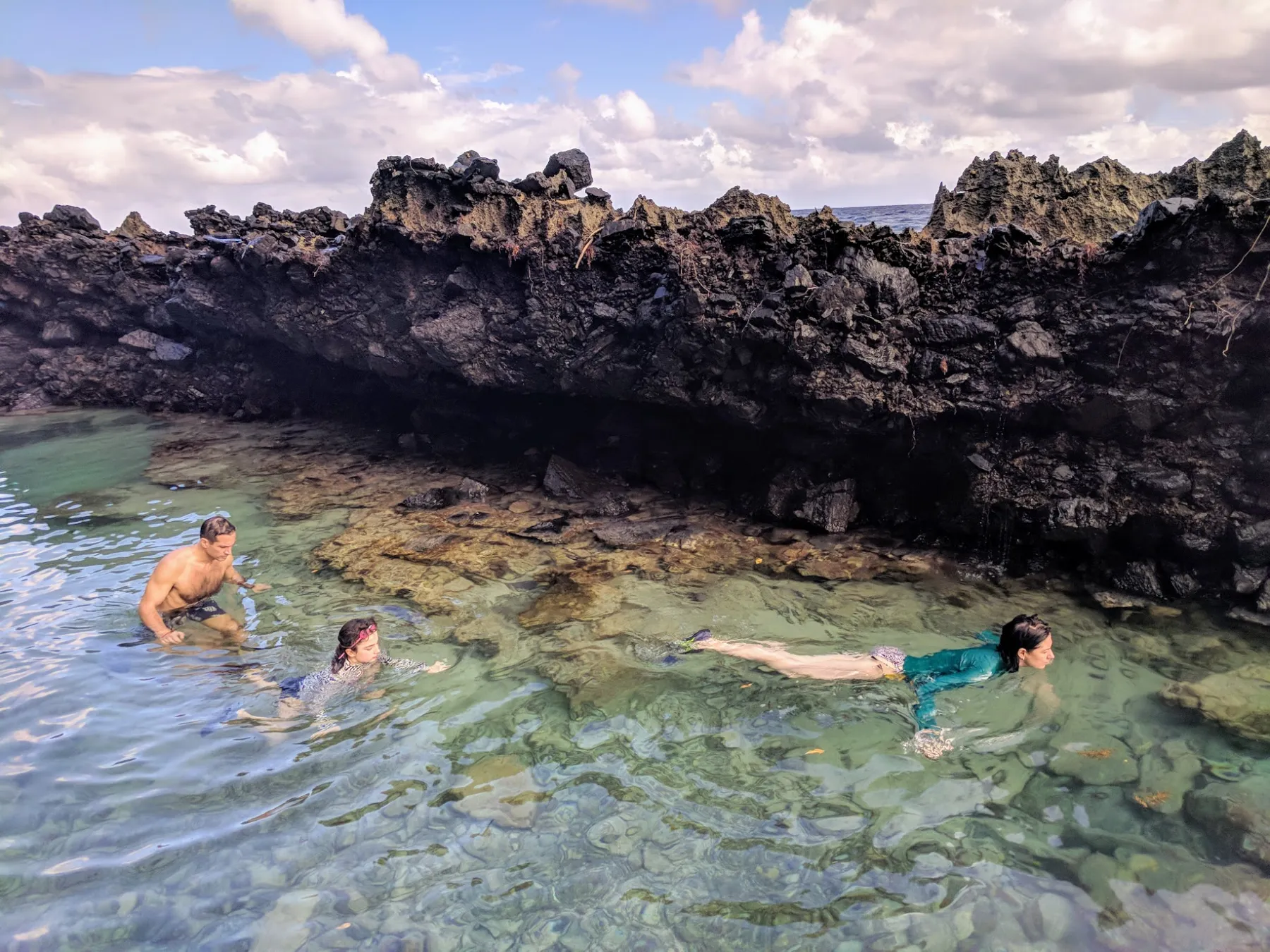 A group in the water